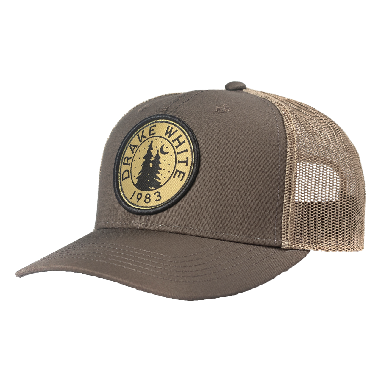Drake White Tan Patch Hat