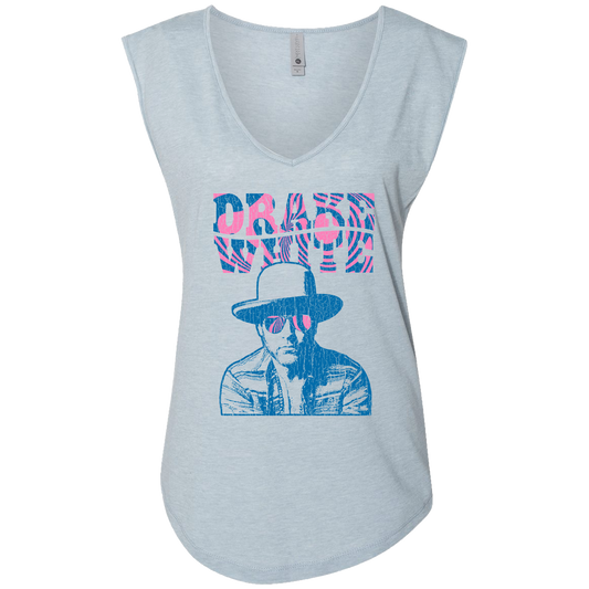 Trippy Ladies Blue Tank